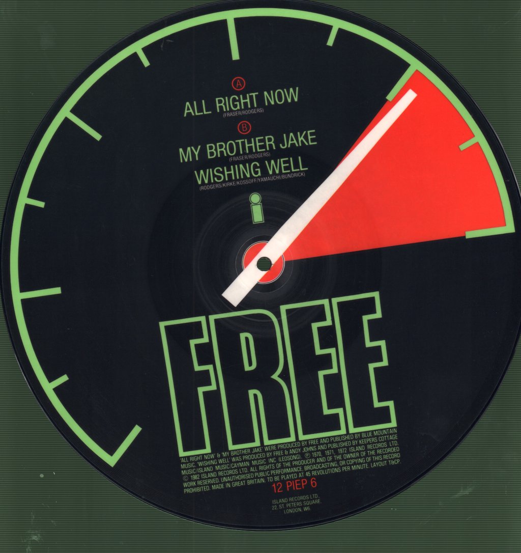 Free - All Right Now - 12 Inch