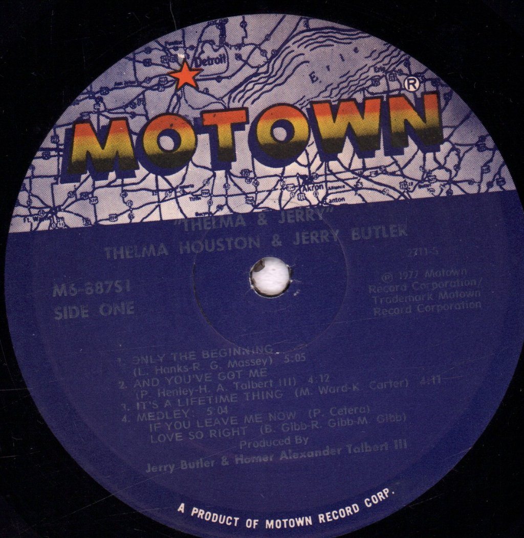 Thelma Houston And Jerry Butler - Thelma And Jerry - Lp