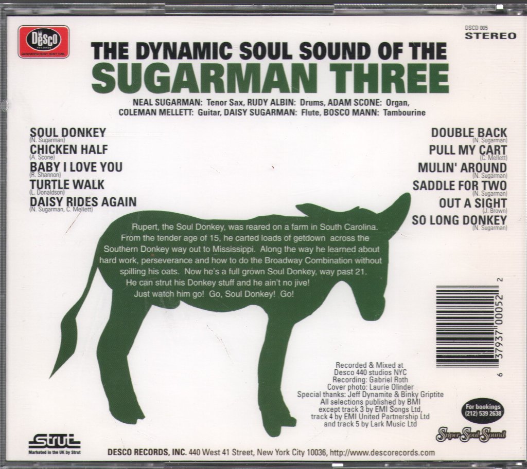 Sugarman 3 - Soul Donkey - Cd