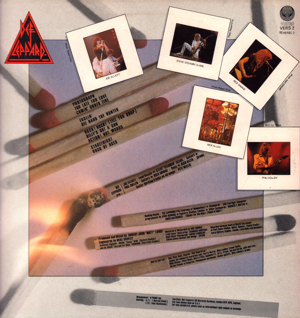 Def Leppard - Pyromania - Lp