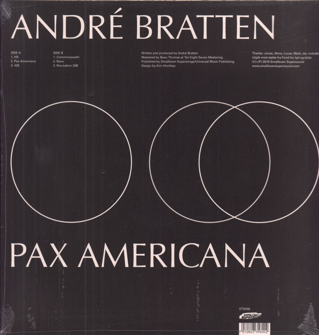 Andre Bratten - Pax Americana - Lp