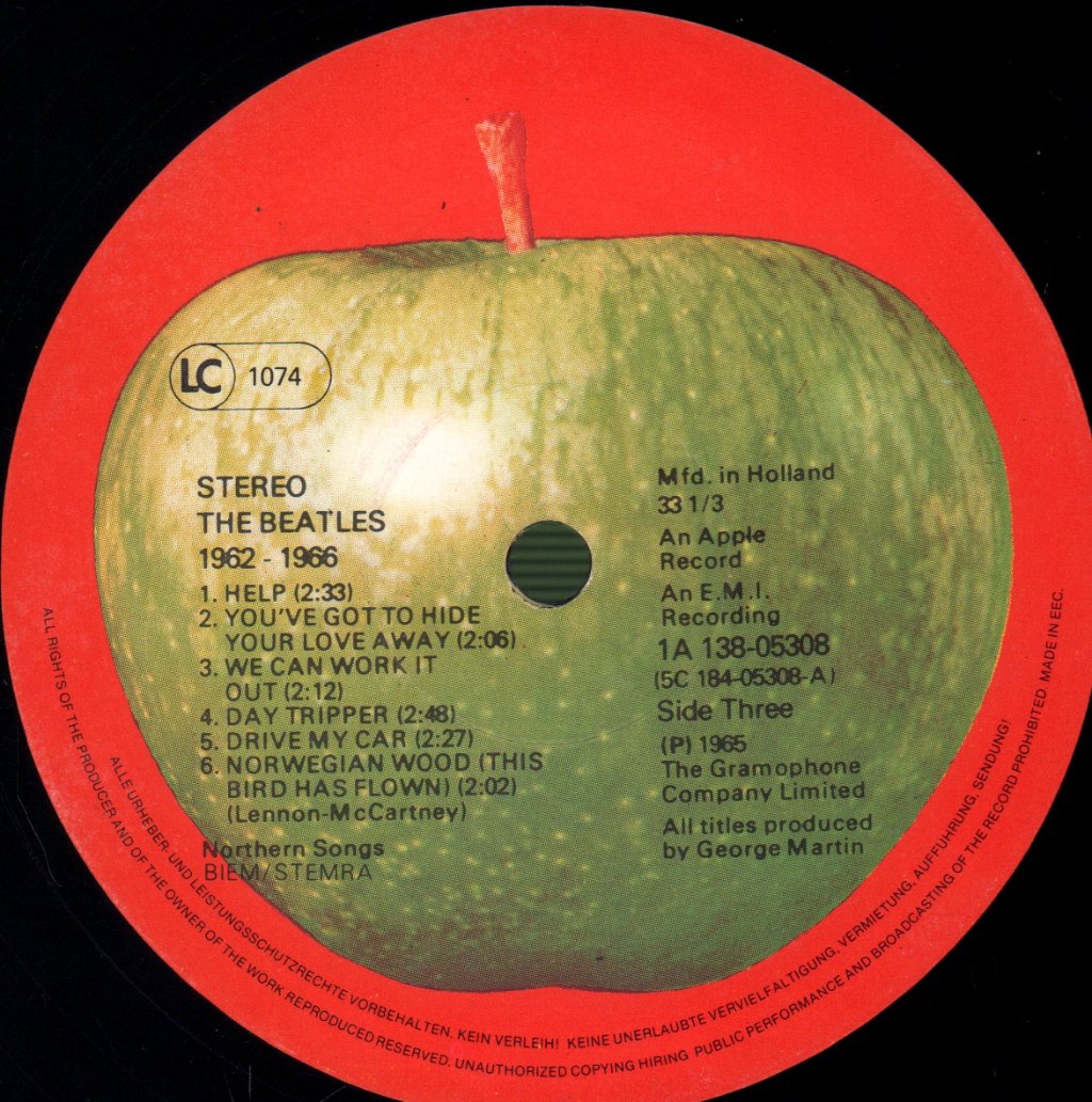 Beatles - 1962-1966 - Lp