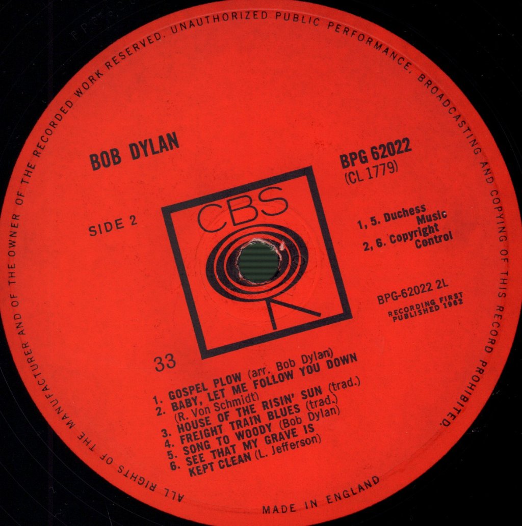 Bob Dylan - Bob Dylan - Lp