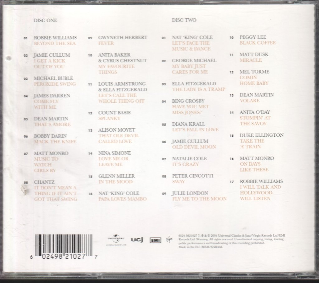 Various Artists - Number One Swing Album - Double Cd