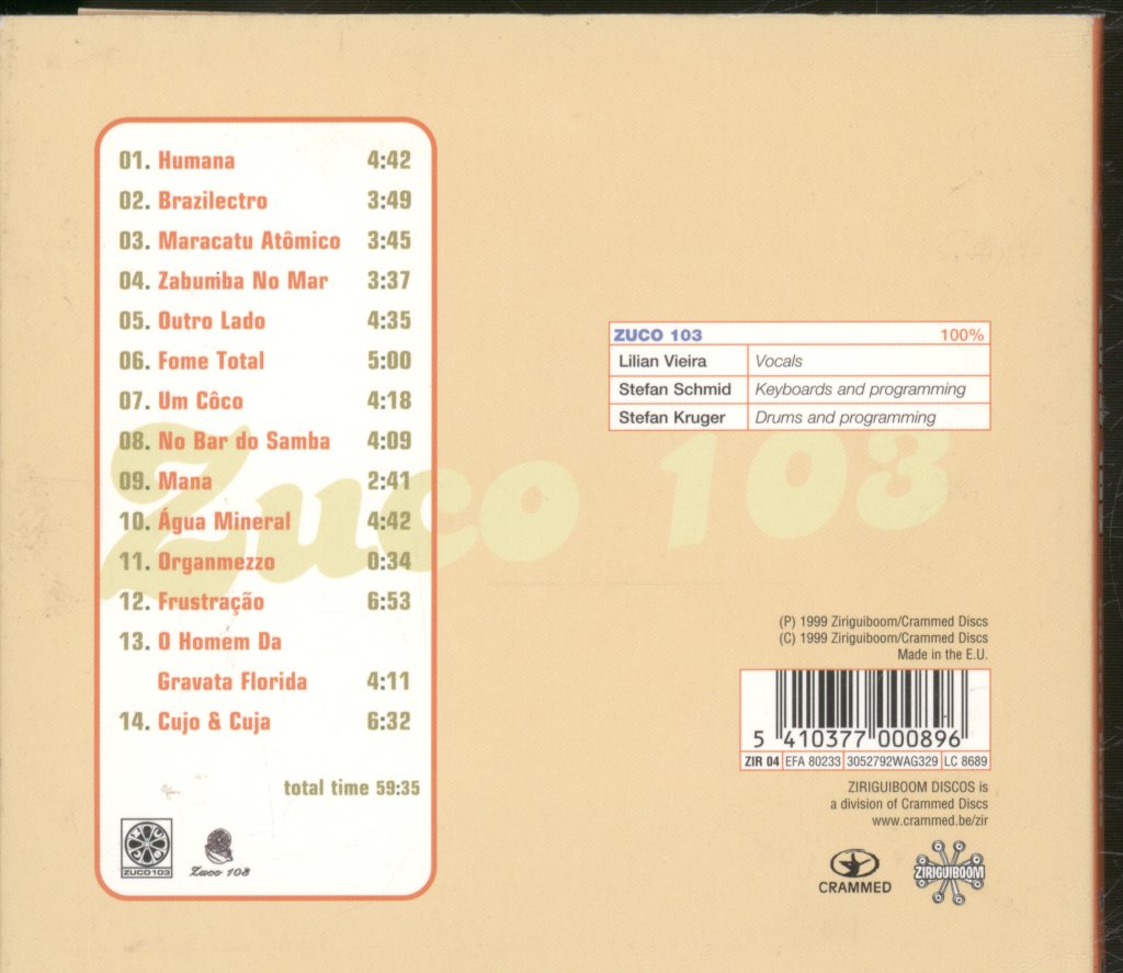 Zuco 103 - Outro Lado - Cd