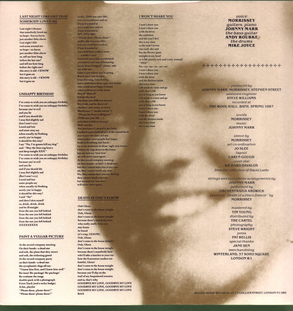 Smiths - Strangeways Here We Come - Lp