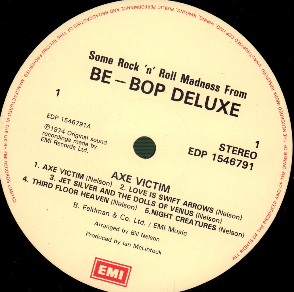 Be Bop Deluxe - Axe Victim / Futurama - Double Lp