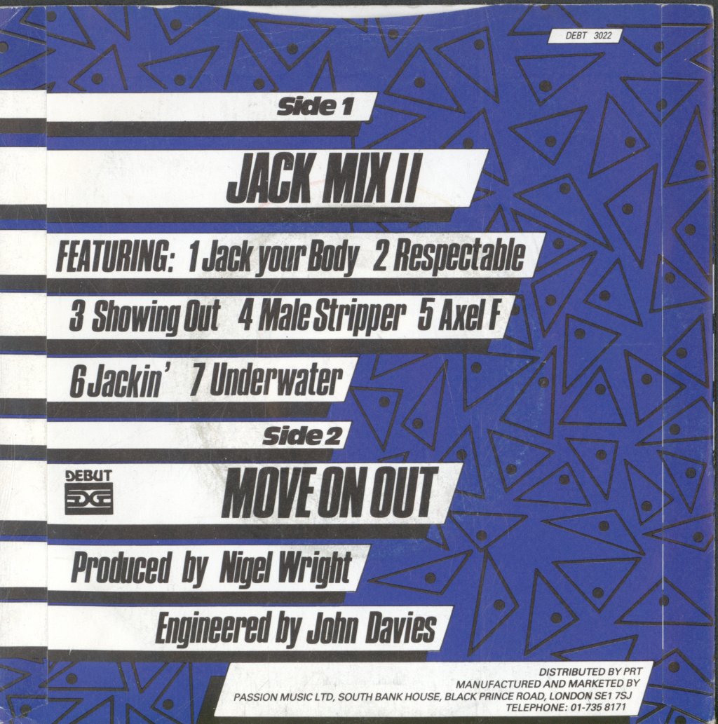 Mirage (Pop) - Jack Mix Ii - 7 Inch