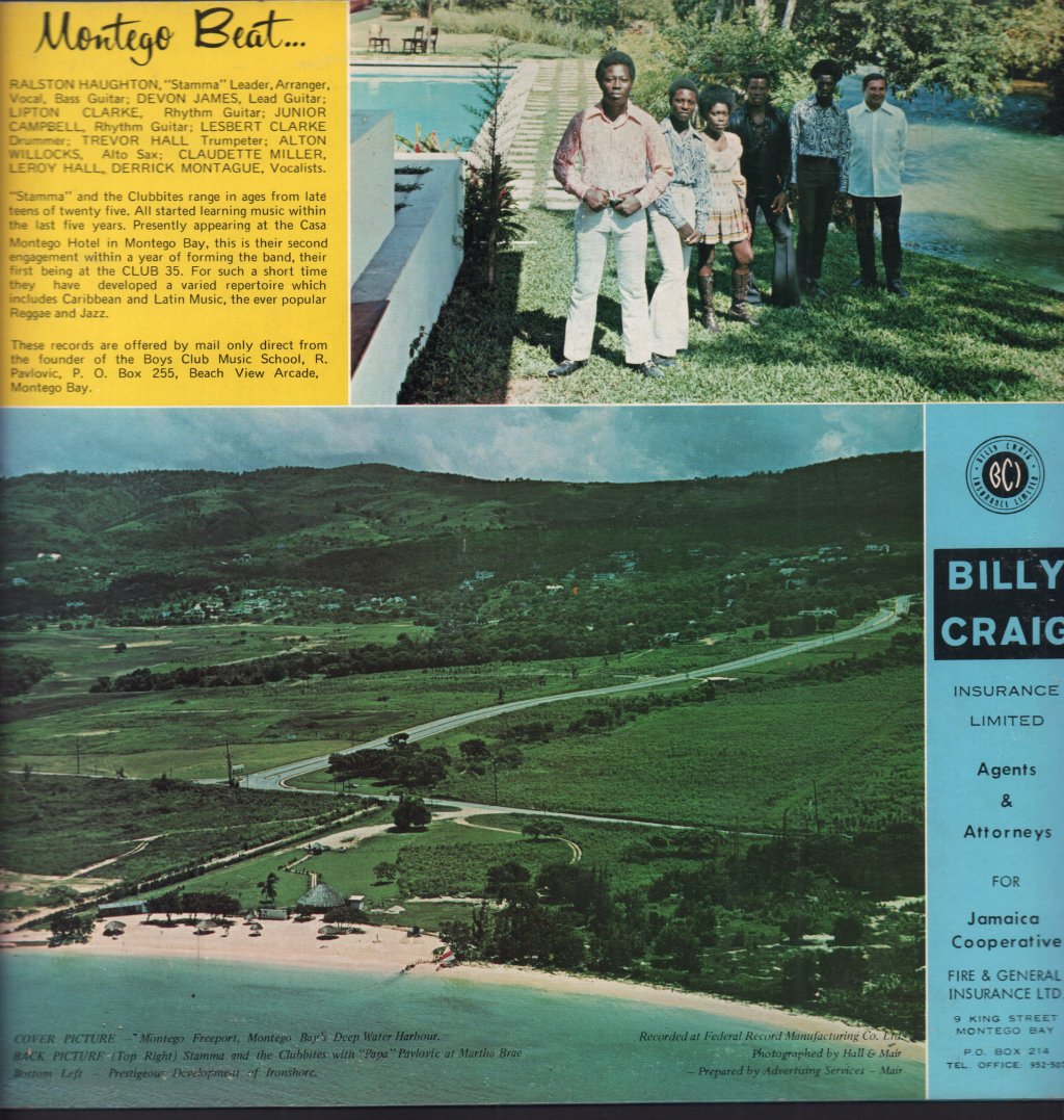 Stamma And The Clubbites - Montego Beat - Lp