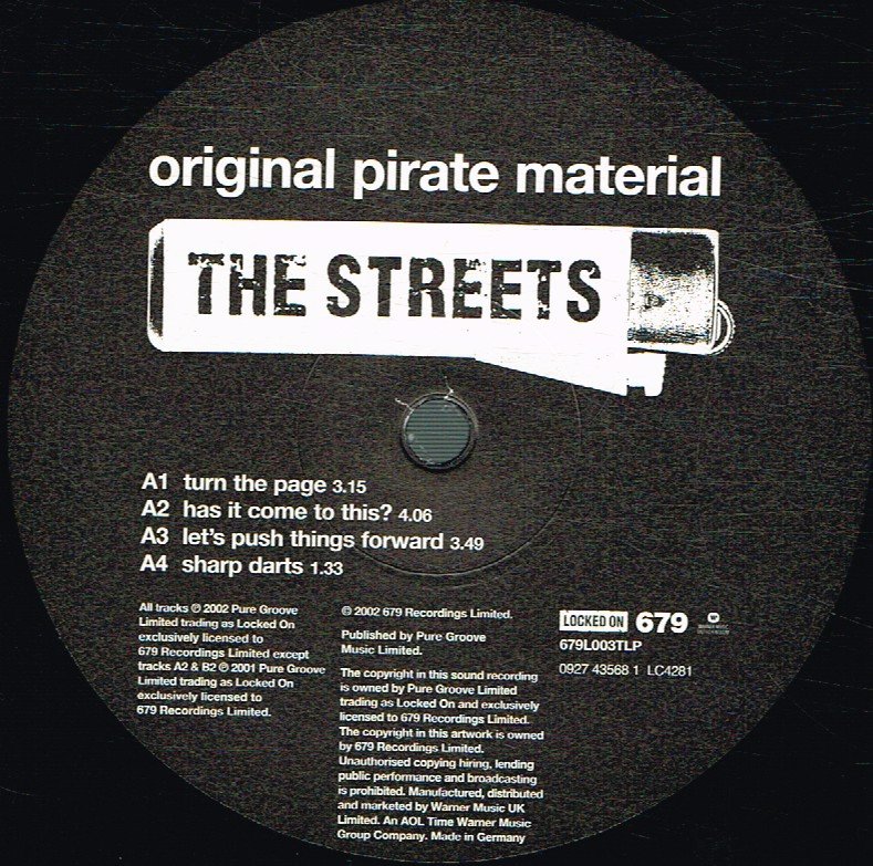 Streets (mike skinner) - Original Pirate Material - Double Lp