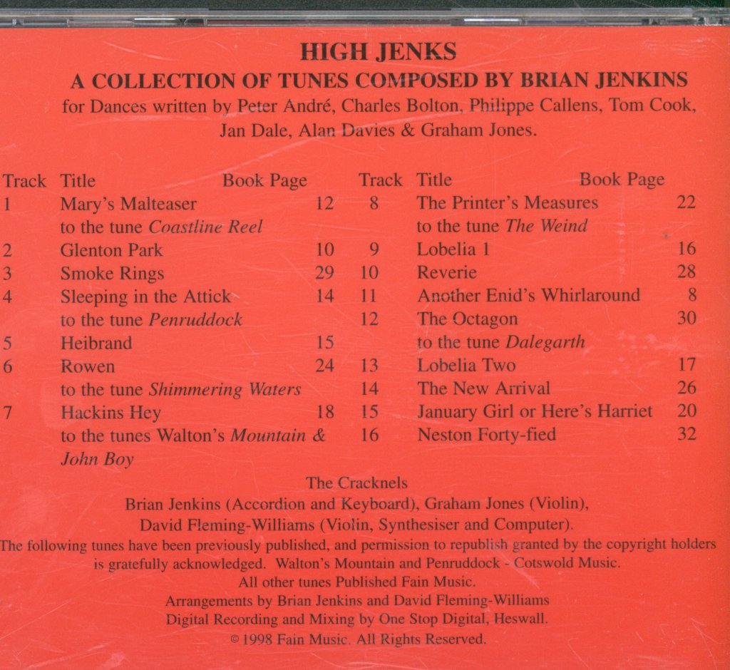 Cracknels - High Jenks - Cd
