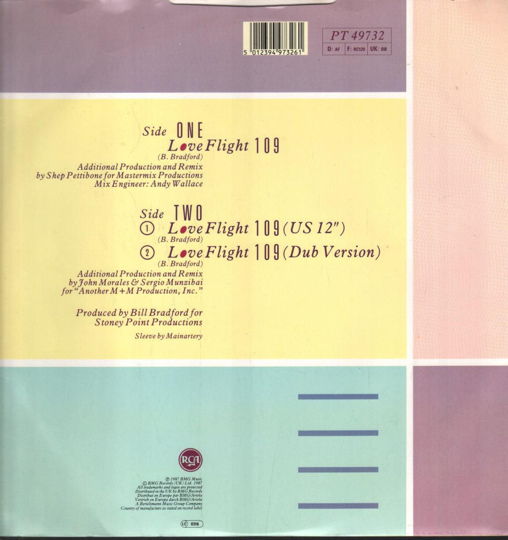 Sonya Grier - Love Flight 109 - 12 Inch
