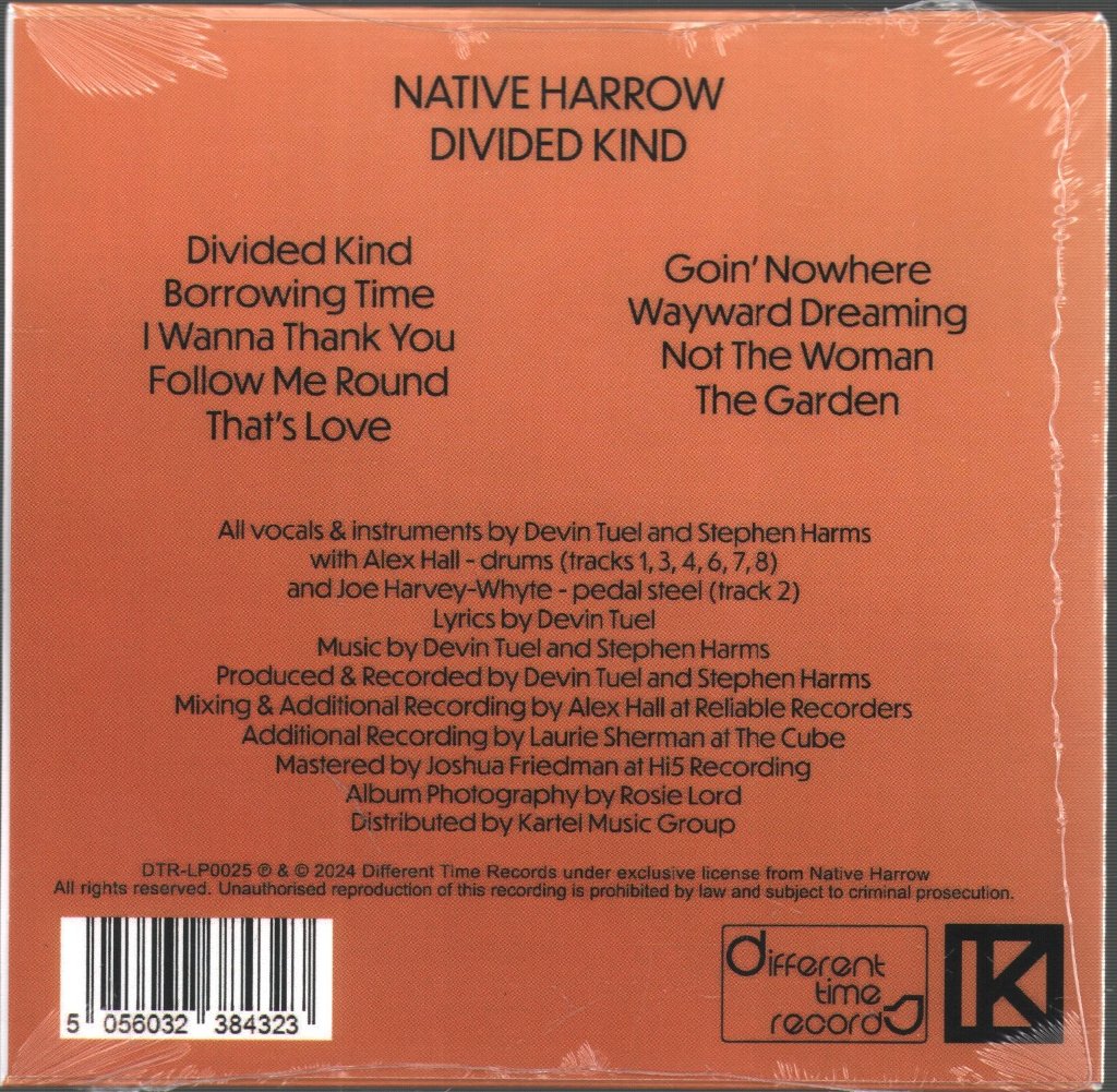 Native Harrow - Divided Kind - Cd
