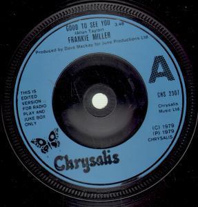 Frankie Miller - Good To See You - 7 Inch