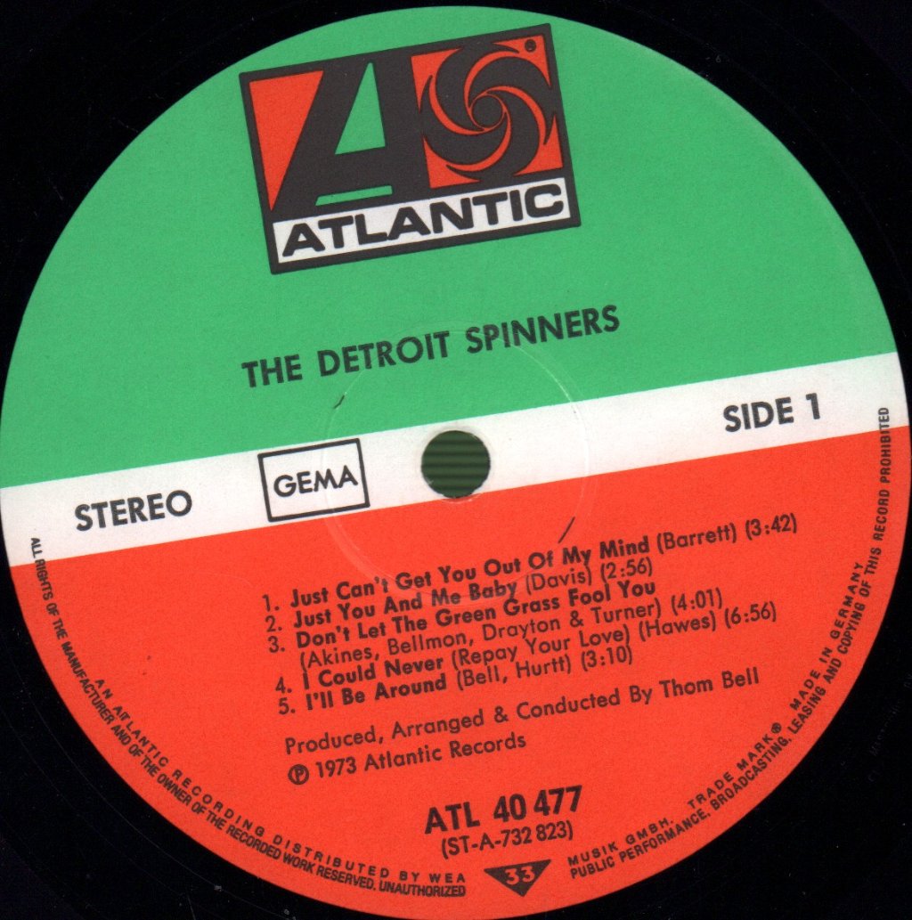 Detroit Spinners - Detroit Spinners - Lp