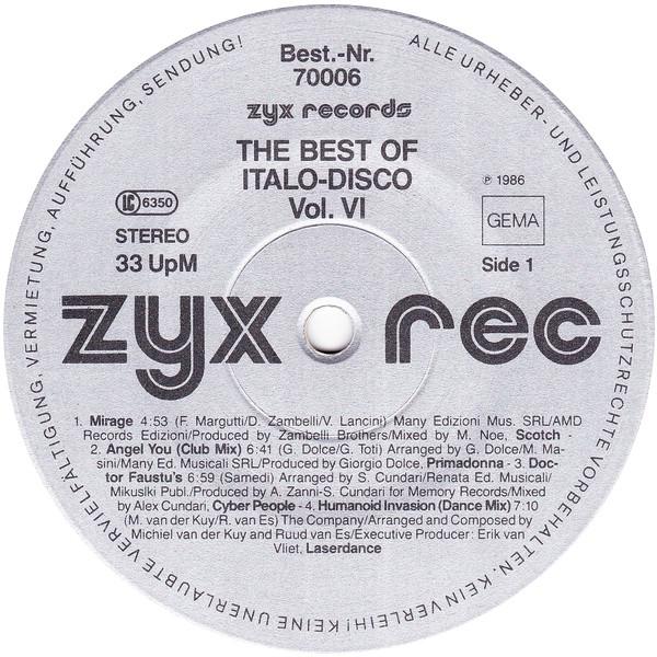 Various Artists - Best Of Italo-Disco Vol. 6 - Double Lp