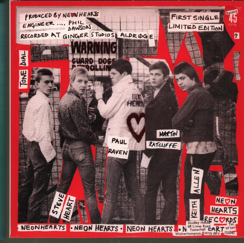 Neon Hearts - Venus Eccentric! / Regulations - 7 Inch