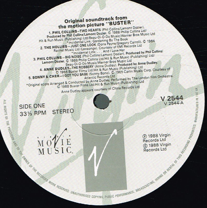Buster - Original Motion Picture Soundtrack - Lp