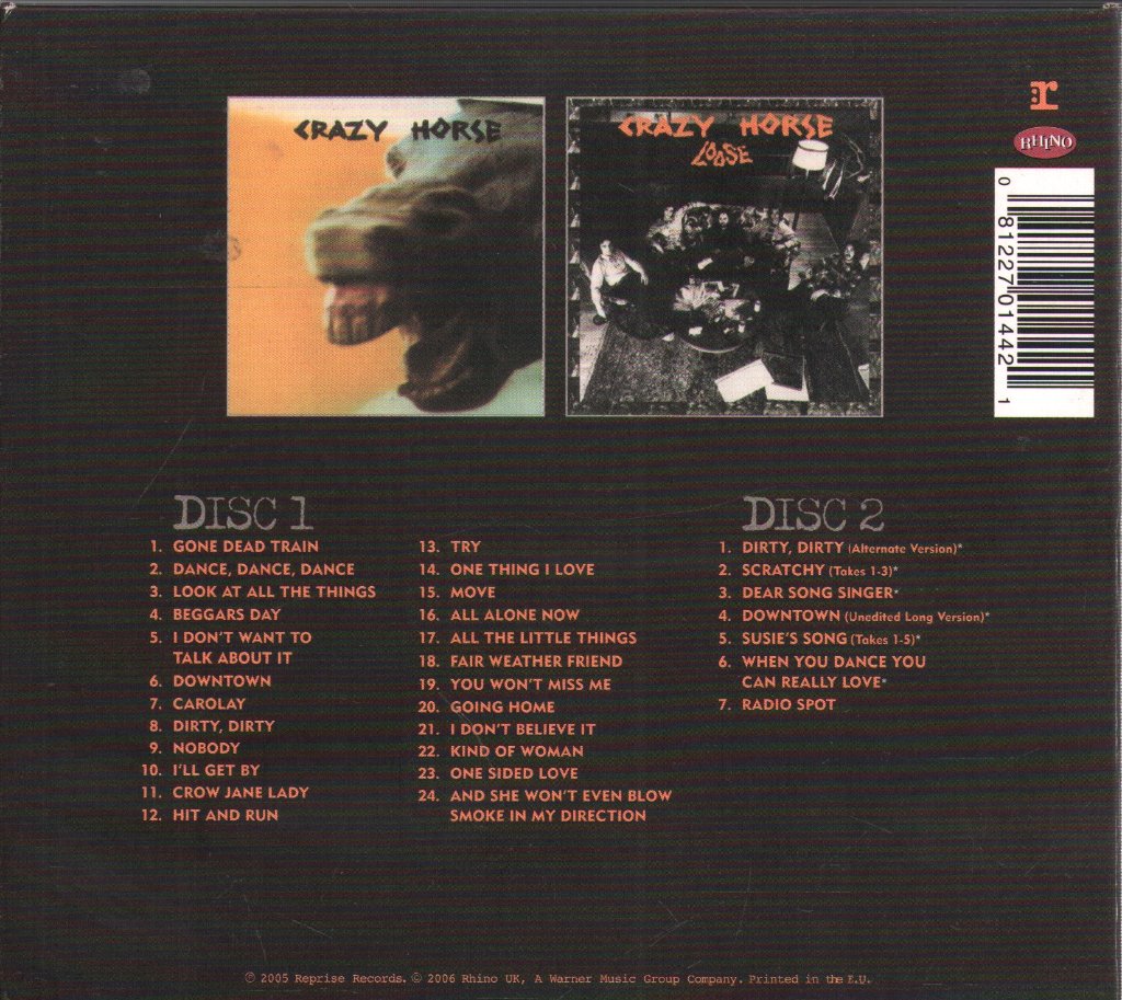 Crazy Horse - Complete Reprise Recordings 1971-'73 - Cd Set