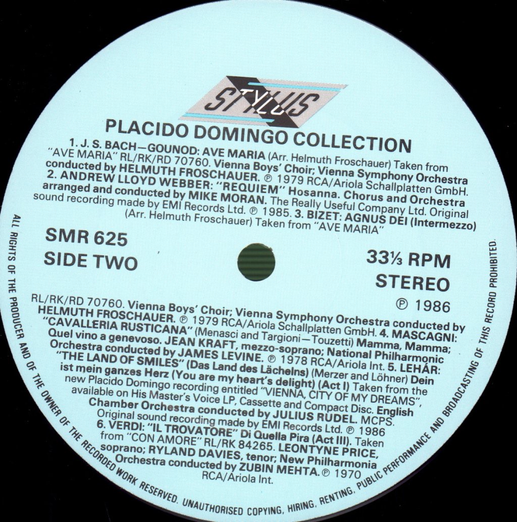 Placido Domingo - Collection - Double Lp