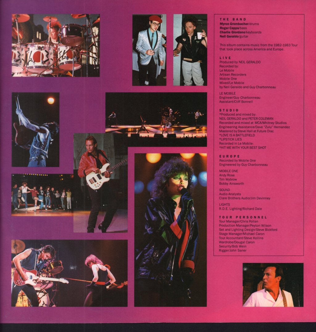 Pat Benatar - Live From Earth - Lp