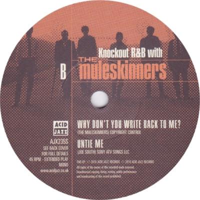 Muleskinners - Knockout R&B With The Muleskinners - 7 Inch
