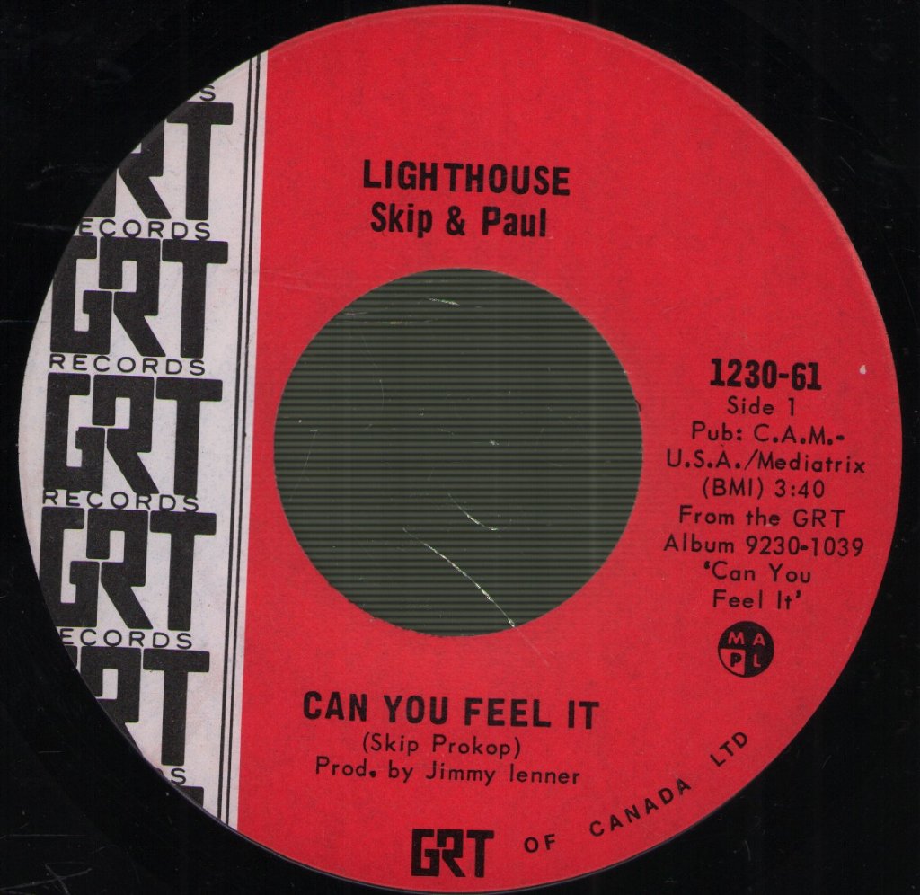 Lighthouse - Can You Feel It - 7 Inch