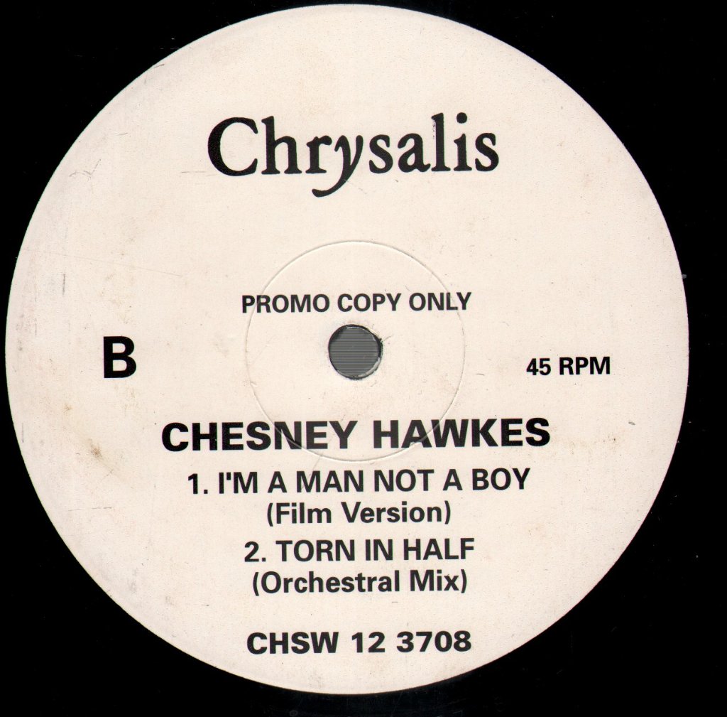 Chesney Hawkes - I'm A Man Not A Boy - 12 Inch