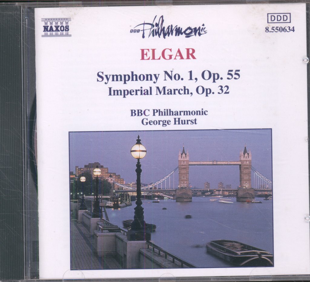 BBC Philharmonic, George Hurst - Elgar - Symphony No. 1, Op. 55 · Imperial March, Op. 32 - Cd