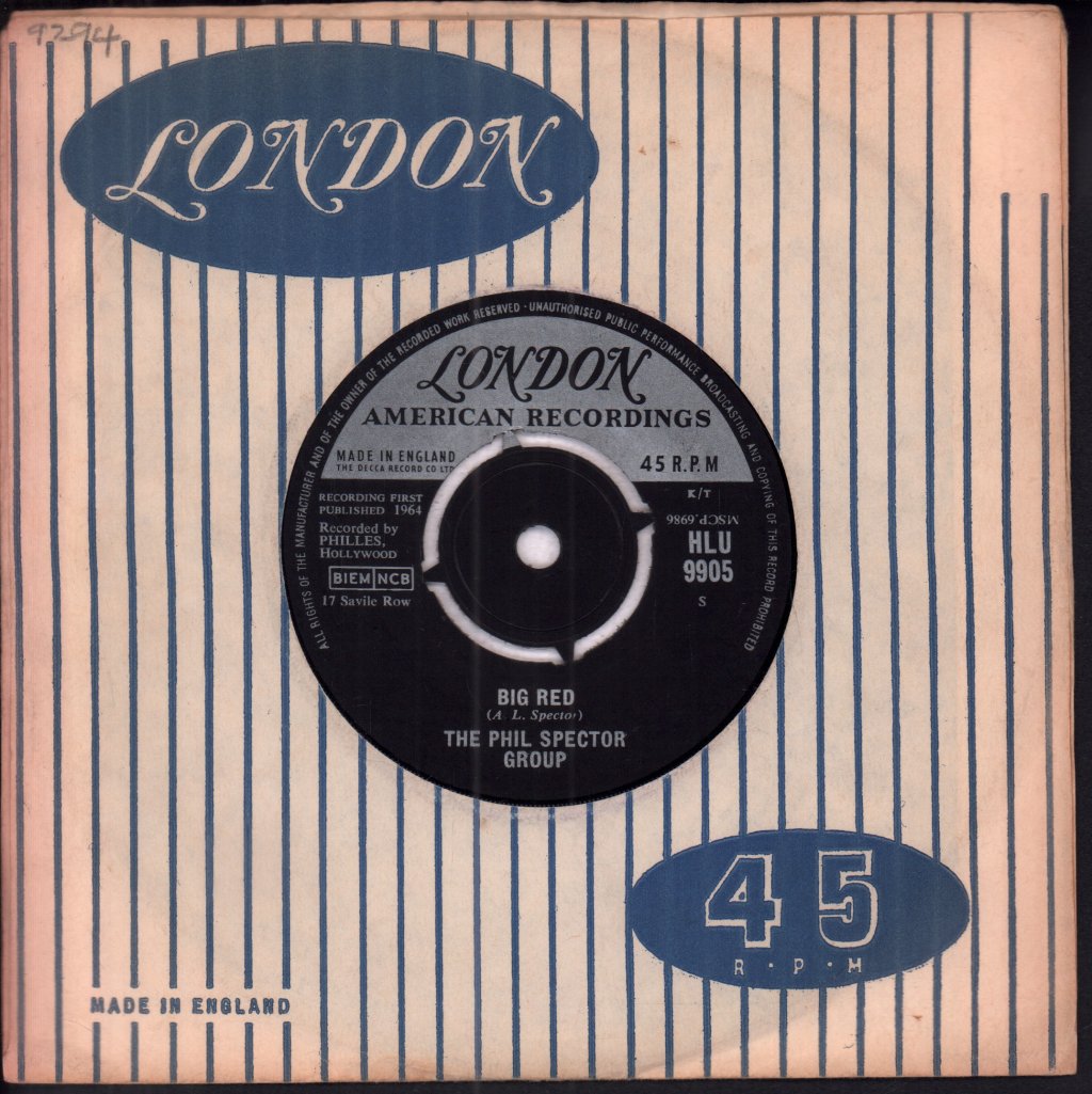 Ronettes / Phil Spector Group - Breakin' Up / Big Red - 7 Inch