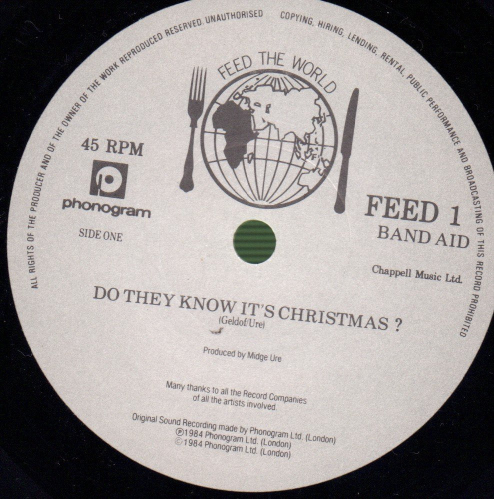 Band Aid - Do They Know It's Christmas - 7 Inch