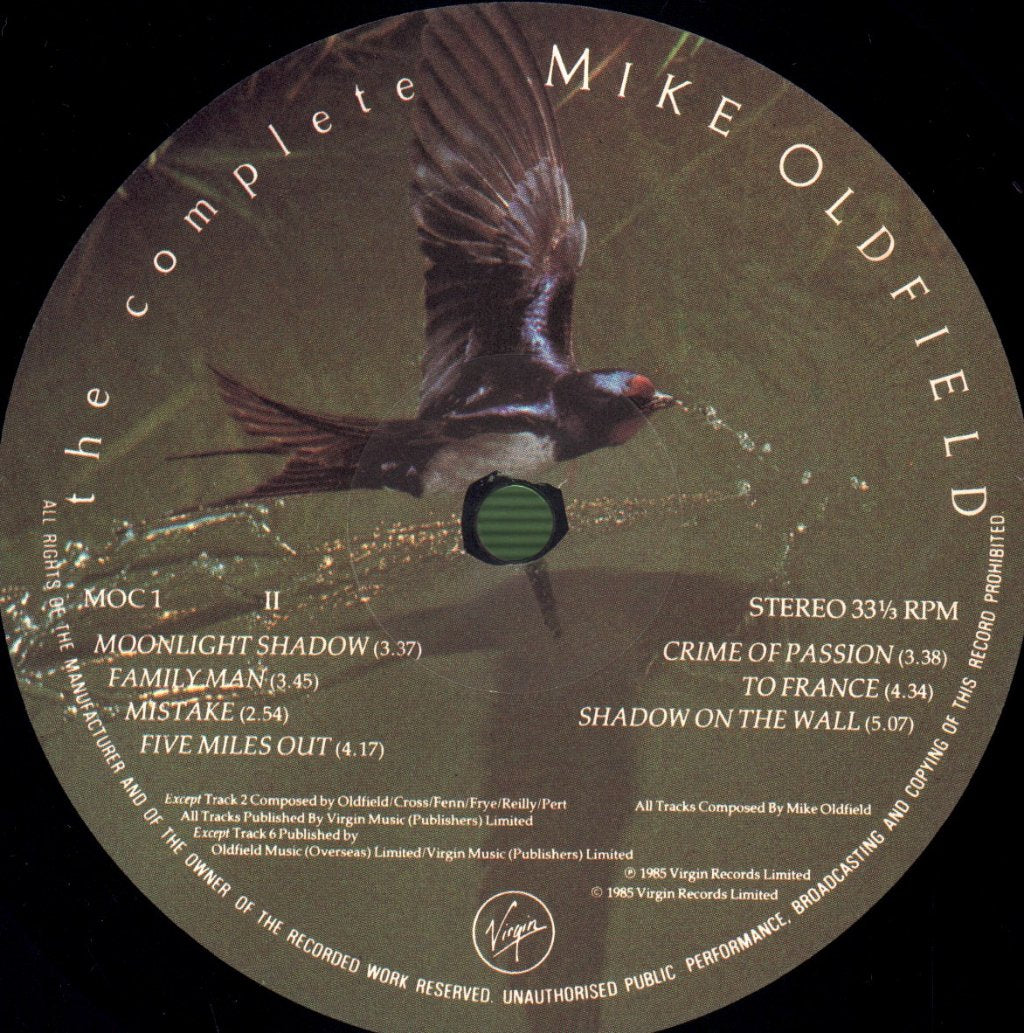 Mike Oldfield - Complete - Double Lp