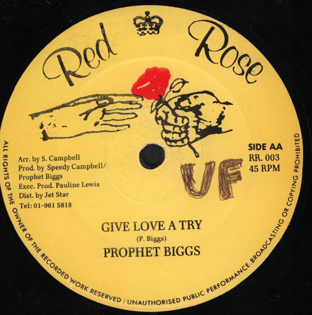 George Cousins / Prophet Biggs - Second Try / Give Love A Try - 12 Inch