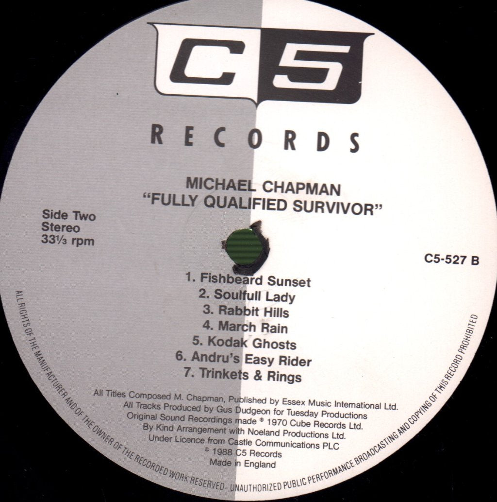 Michael Chapman - Fully Qualified Survivor - Lp
