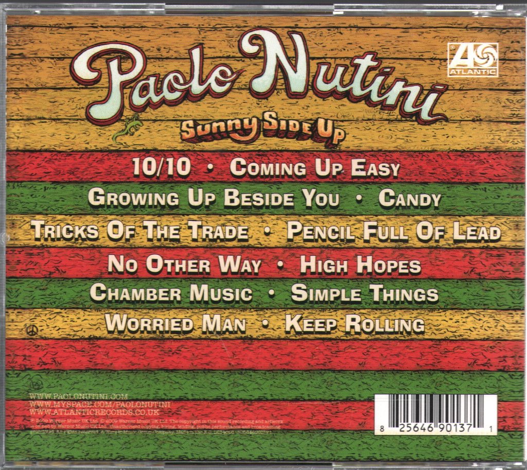 Paolo Nutini - Sunny Side Up - Cd