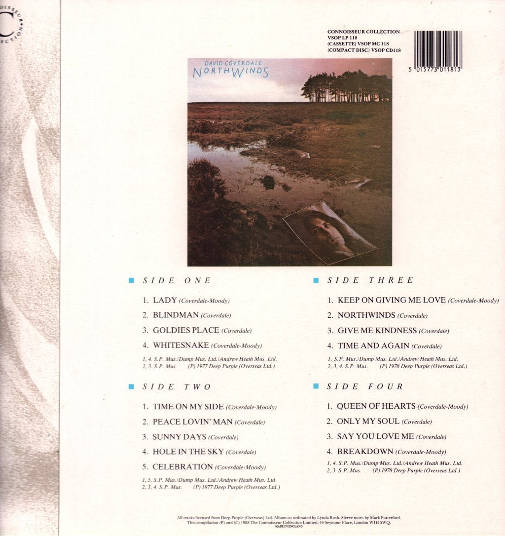David Coverdale - Whitesnake / Northwinds - Double Lp