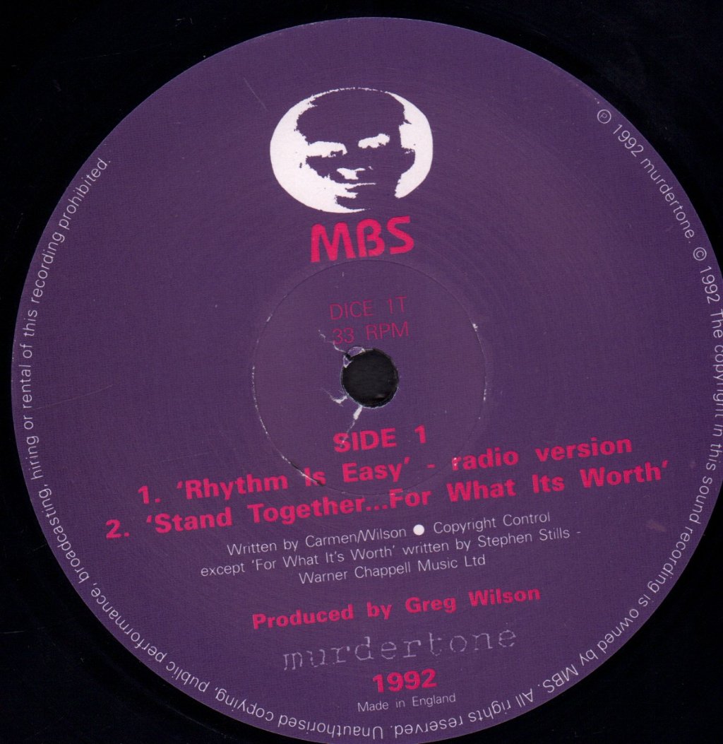 Mbs - Rhythm Is Easy - 12 Inch