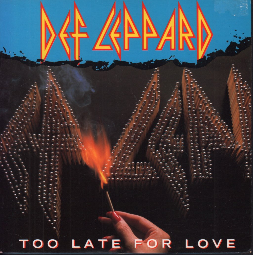 Def Leppard - Too Late For Love - 7 Inch