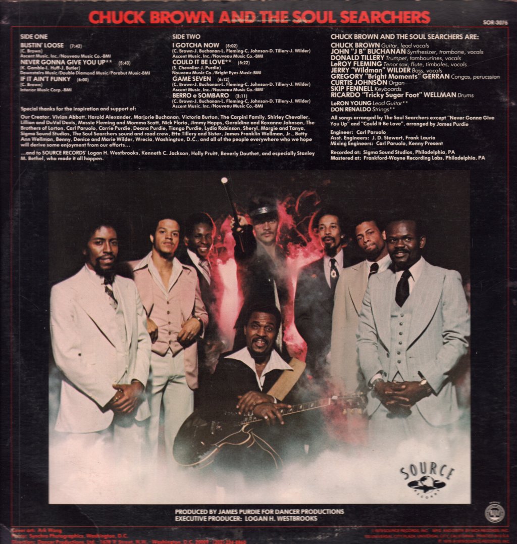 Chuck Brown & The Soul Searchers - Bustin' Loose - Lp