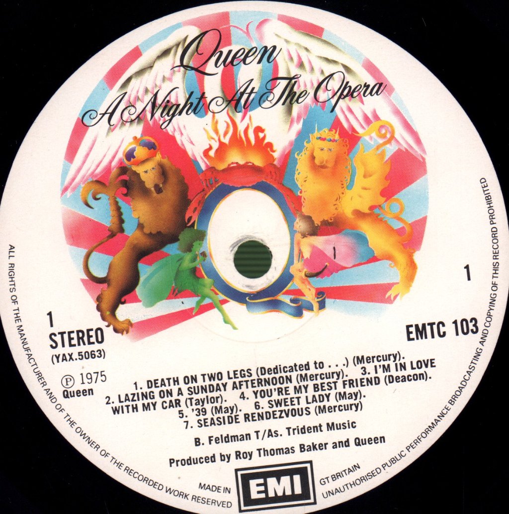 Queen - A Night At The Opera - Lp