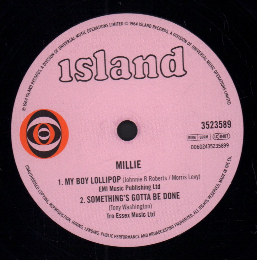 Millie - My Boy Lollipop - 7 Inch