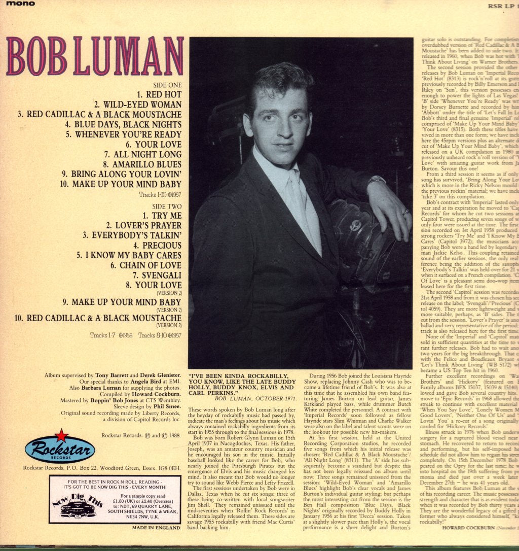 Bob Luman - Try Me - Lp