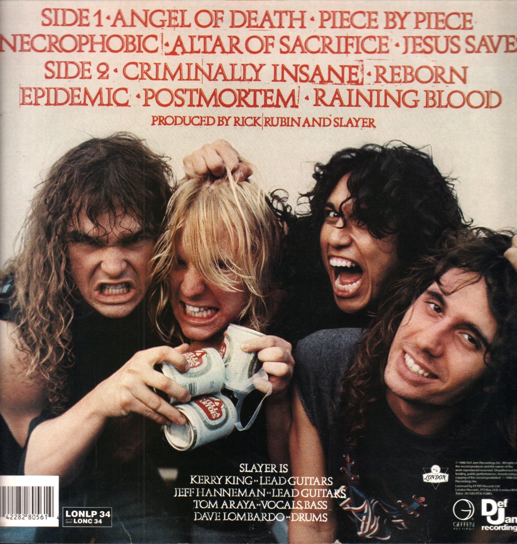 Slayer - Reign In Blood - Lp