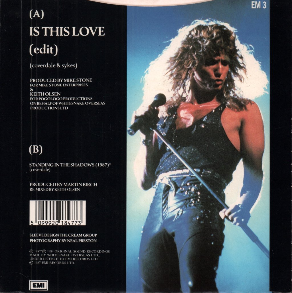 Whitesnake - Is This Love - 7 Inch