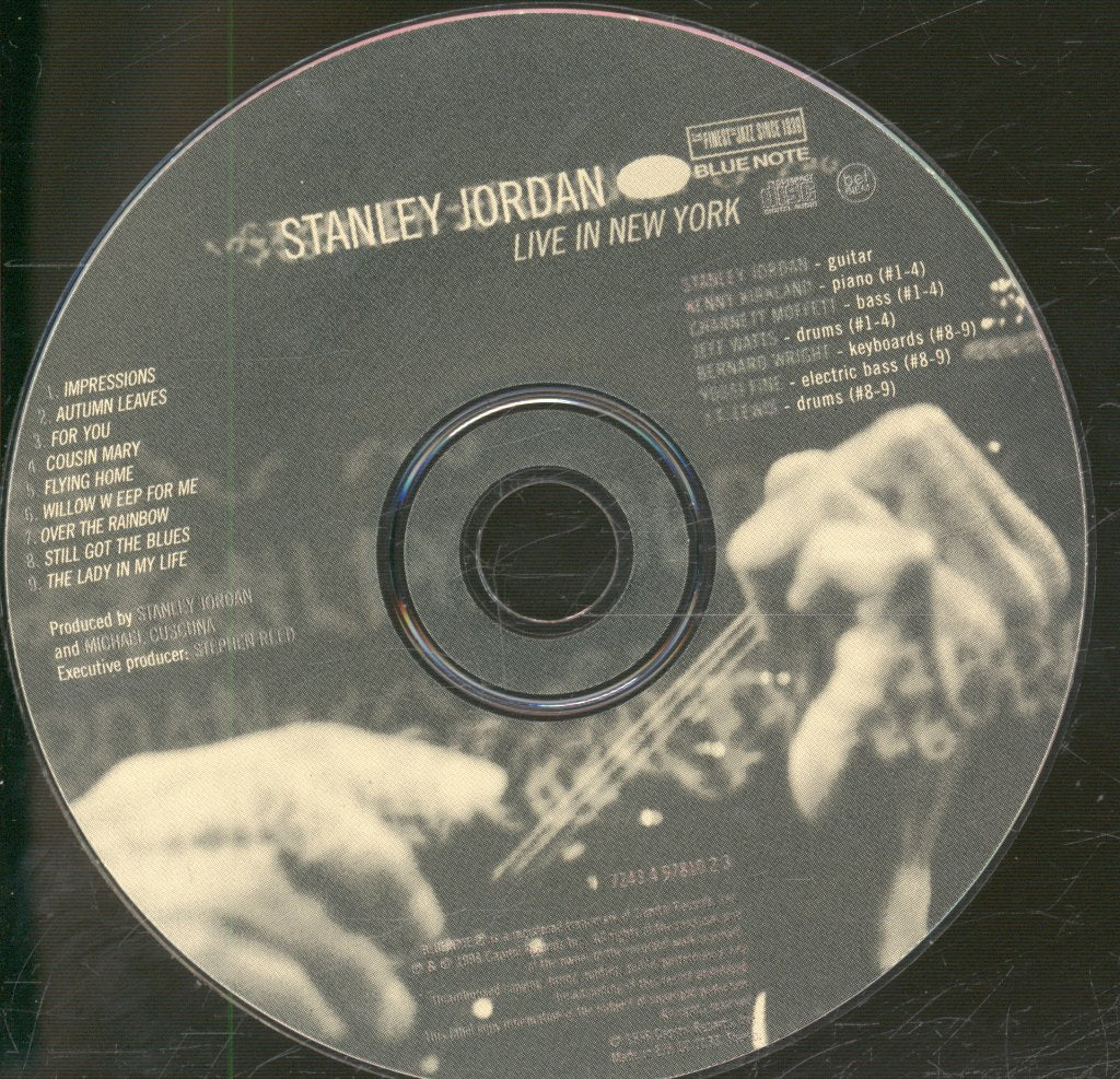 Stanley Jordan - Live In New York - Cd