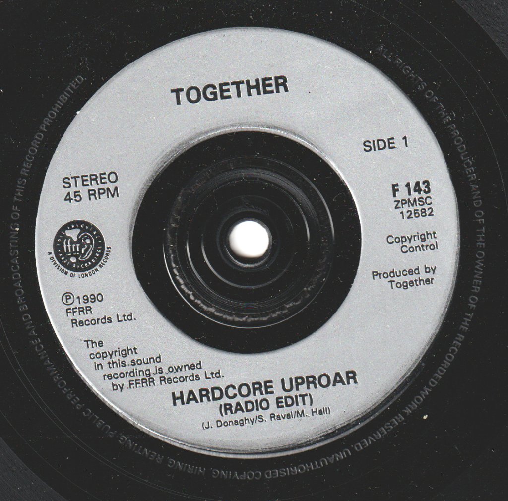 Together (Dance) - Hardcore Uproar - 7 Inch