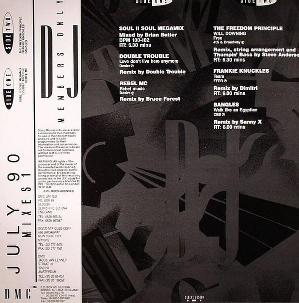 Various Artists - July 90 Mixes 1 - 12 Inch