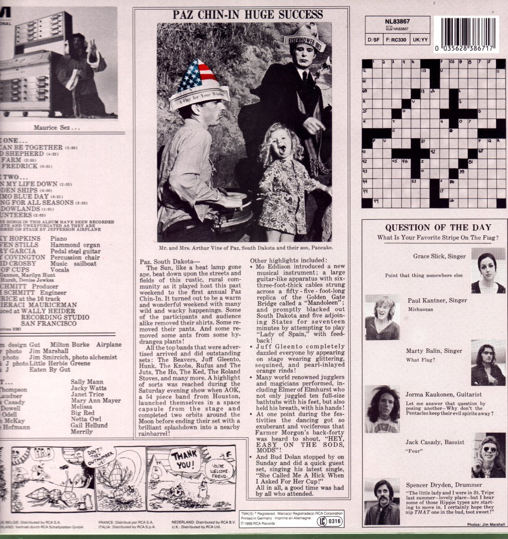Jefferson Airplane - Volunteers - Lp