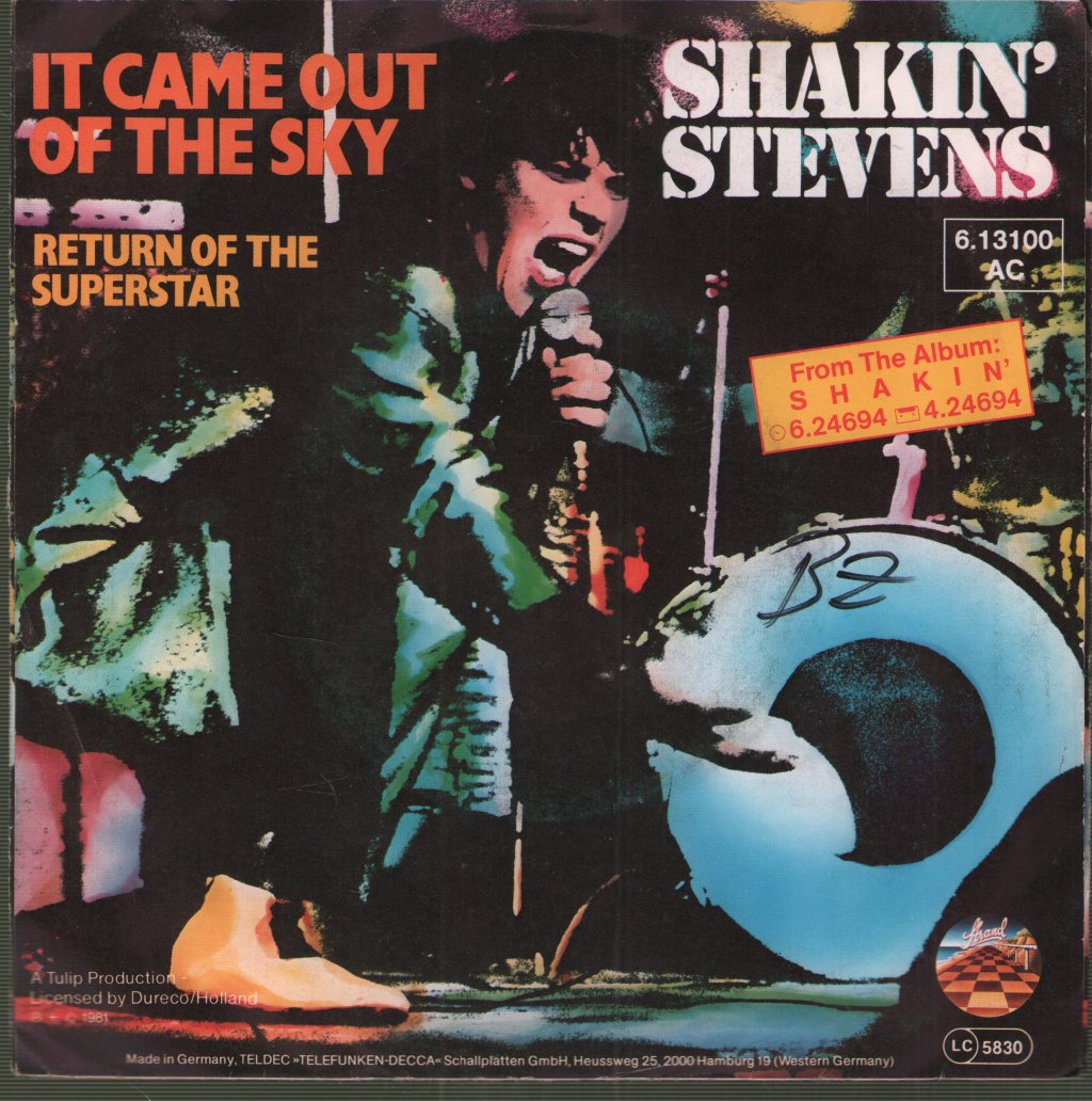 Shakin' Stevens - It Came Out Of The Sky - 7 Inch