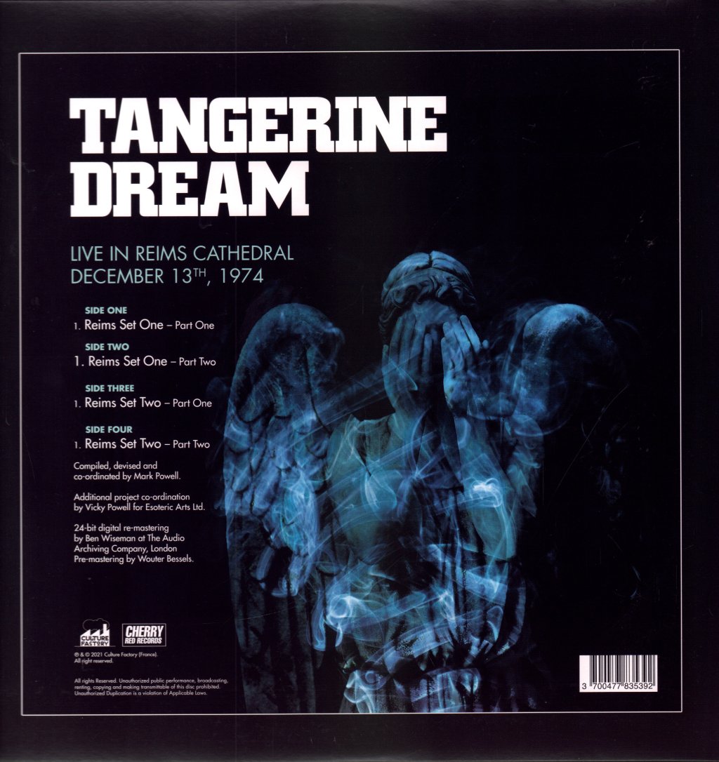 Tangerine Dream - Live In Reims Cathedral December 13th, 1974 - Double Lp